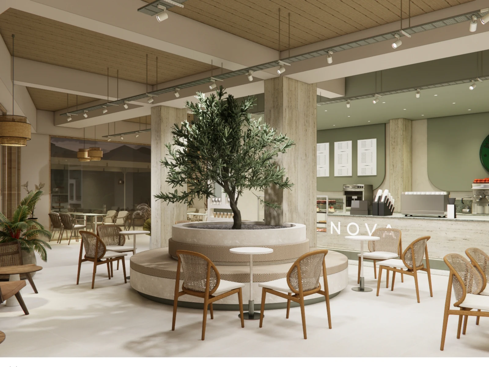 Nova Coffee Company iç mekân tasarımı