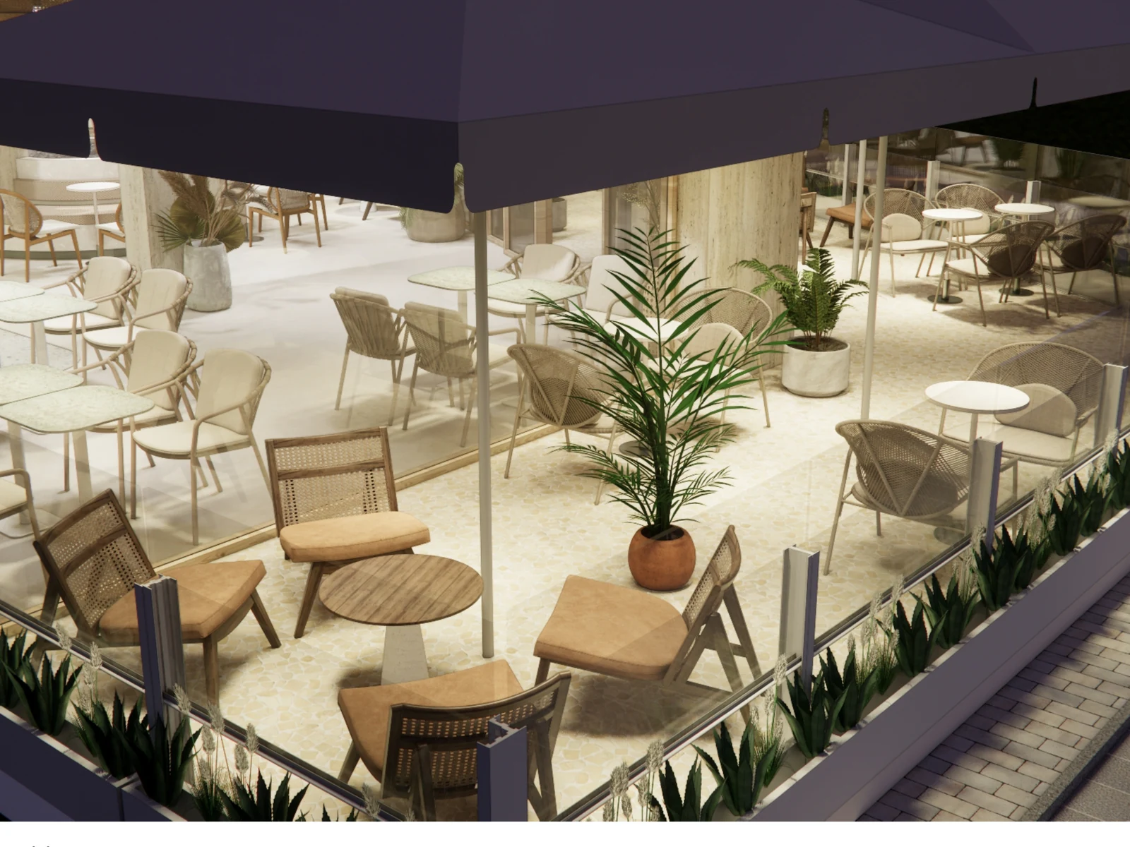 Nova Coffee Company dış alanı